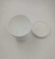 200ml PP black plastic cosmetic jar container for cream empty pink wide mouth jar 200g for wholesale