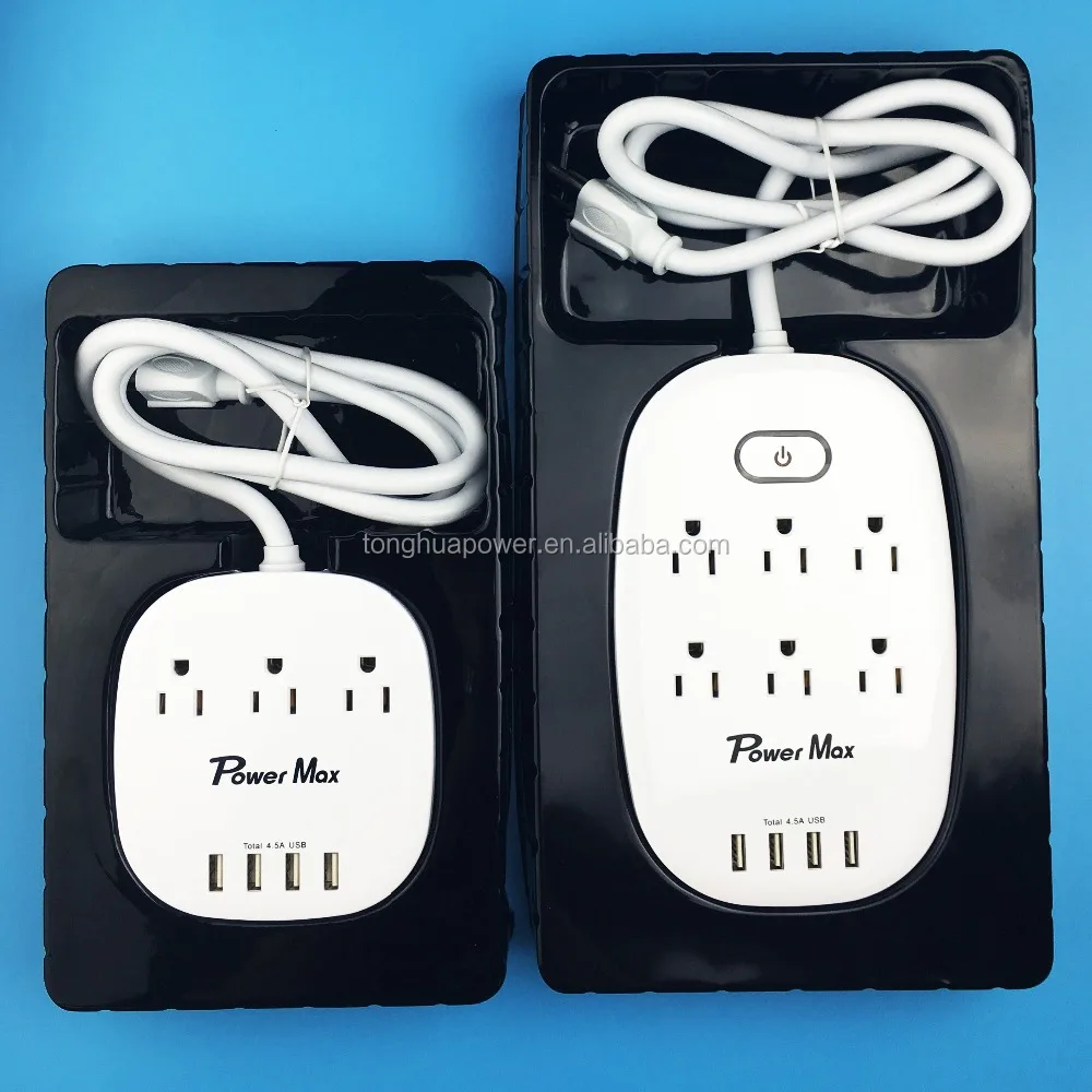 cETL Certified surge arrester, Wall Tap with USB C Surge Protector with USB Charger