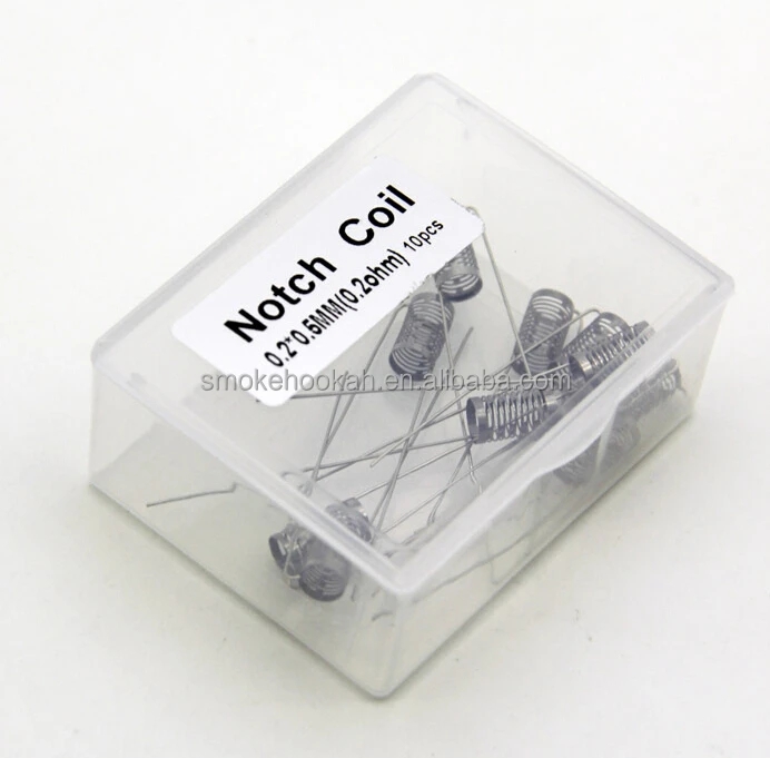 100% original factory SS316L notch coil 0.2ohm PK notch coil 0.25ohm