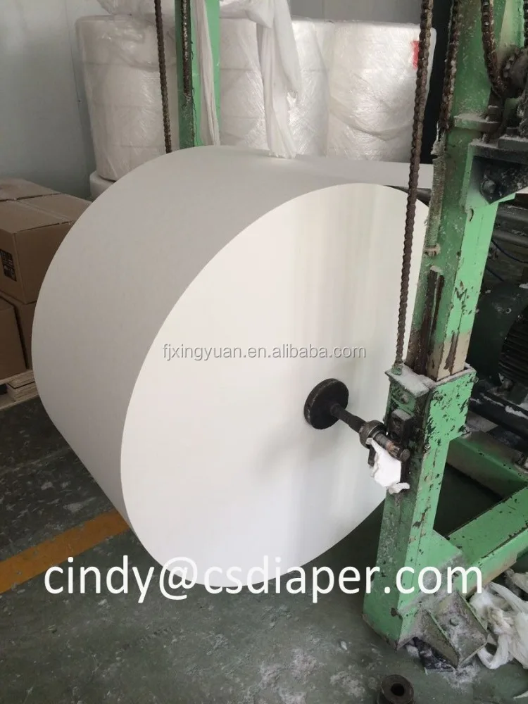 Bleached hardwood kraft pulp for diaper and napkin