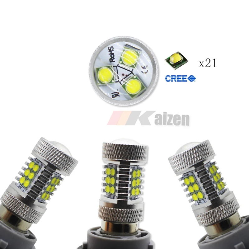 6000K High Power H7 LED Bulb For Hyundai Genesis Sonata Veloster Accent on High Beam Daytime Running Light