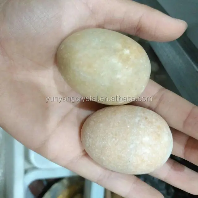Natural white jade stone eggs wholesale price crystal stone eggs