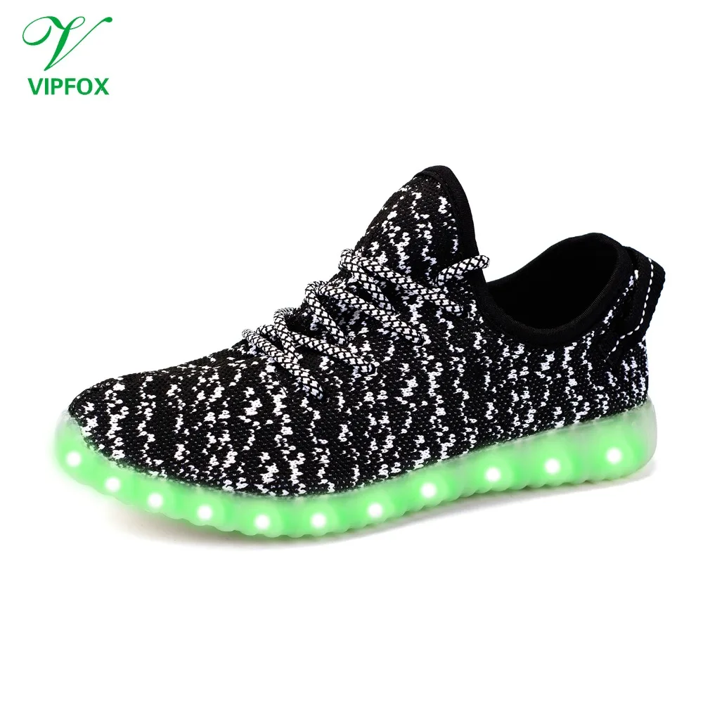 
VIPFOX Wholesale Top Quality Children Led Light mens Shoes Led Shoes For men 