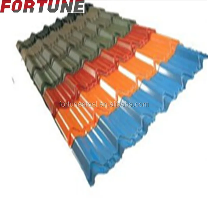 
PPGI Corrugated Steel Sheet Factory AZ Coating 40-50gsm Roofing Wave Tiles 0.3-0.6mm & 662-914mm Wholesale Alibaba Golden Member 