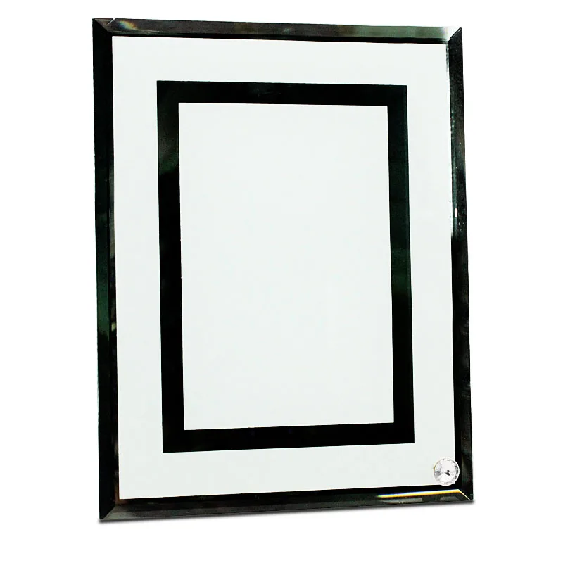Sublimation 8 inch Blanks DIY printing Photo Glass Picture Frame