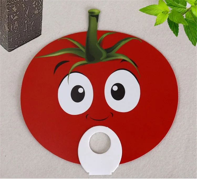 Custom summer cheap round shape PVC plastic design colorful hand fan