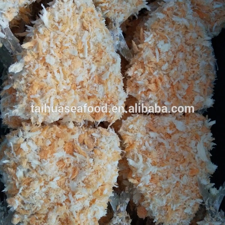 New produced breaded cod fish frozen products for export