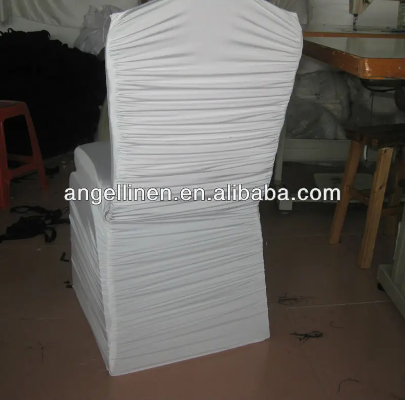 spandex chair cover in white color for wedding