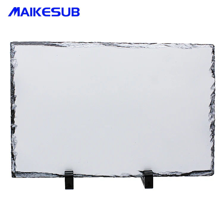 Сублимационный рок сланец оптовая продажа, сублимационная пустая фотография Прямоугольная форма рок сланец сублимационная рамка для фотографии на день рождения ребенка