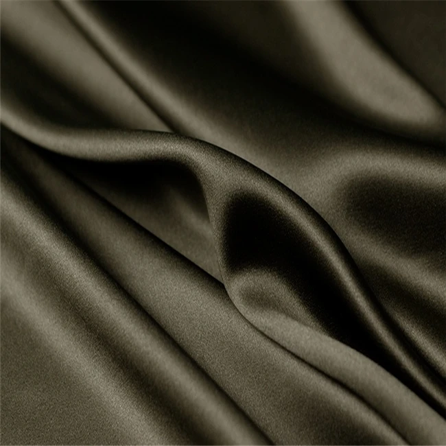 China Factory Charmeuse Silk Satin Fabric 100% Mulberry Organic 16m/m for Shirt Women Dresses Saree