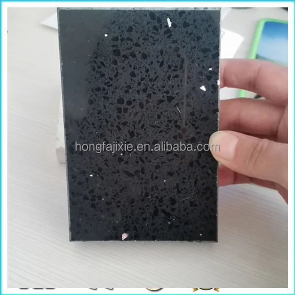 Silestone slab/ black sparkle quartz stone countertops, artificial quartz slabs price wholesale