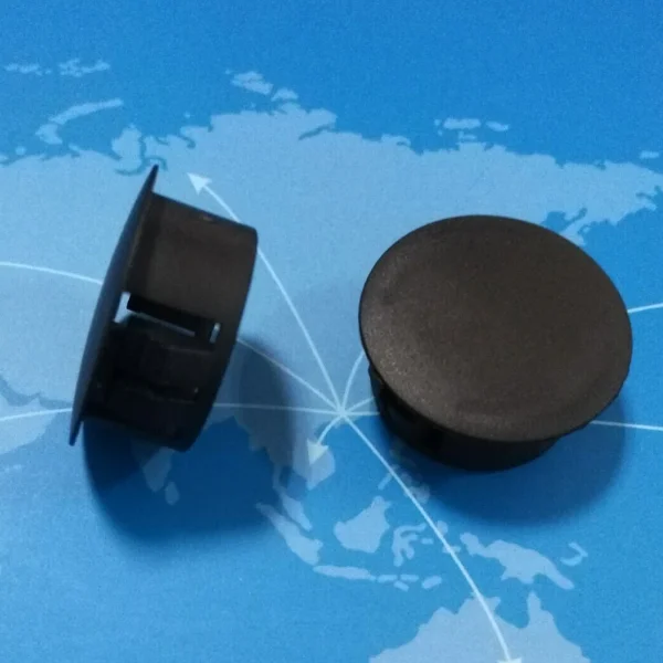 Black color Nylon plastic cable end cover hole plug