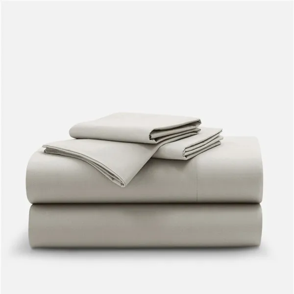 Elegant 4pcs bed 100% cotton king size gold color Super soft home textile organic cotton sheets with high quality