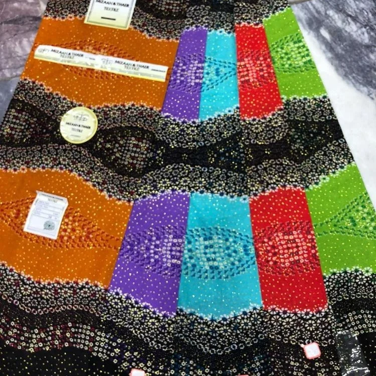 African Printed Spun Rayon 100% viscose woven fabric