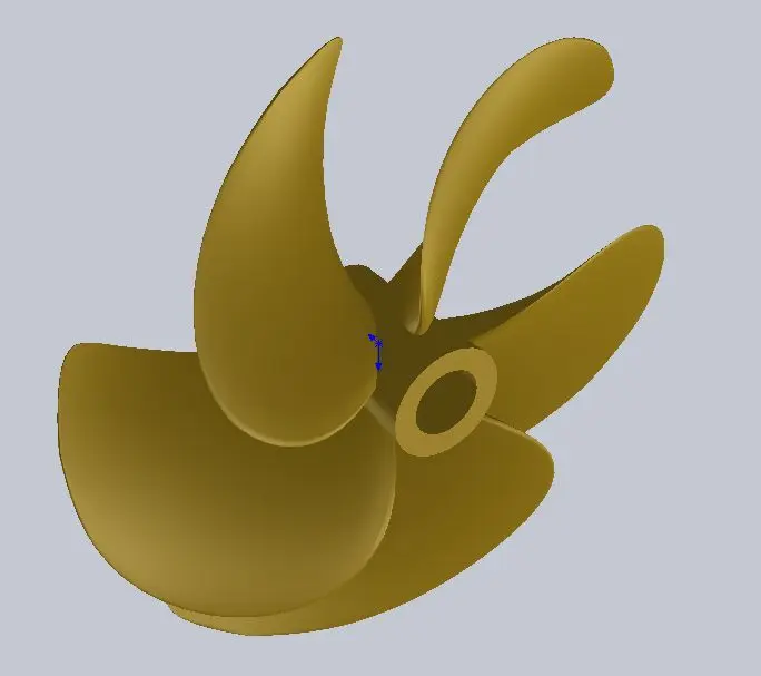 Customized Fixed Pitch Copper Marine Boat Propeller