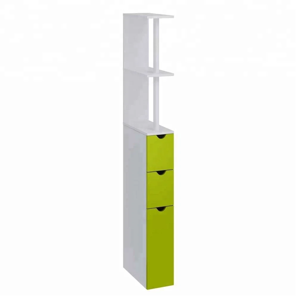 
wooden PB drawer and door bathroom space saver 
