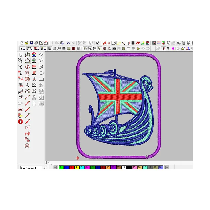 
High-quality Your Own Wristband Latest New Embroidered Embroidery Iron-on Heart Design Patch 