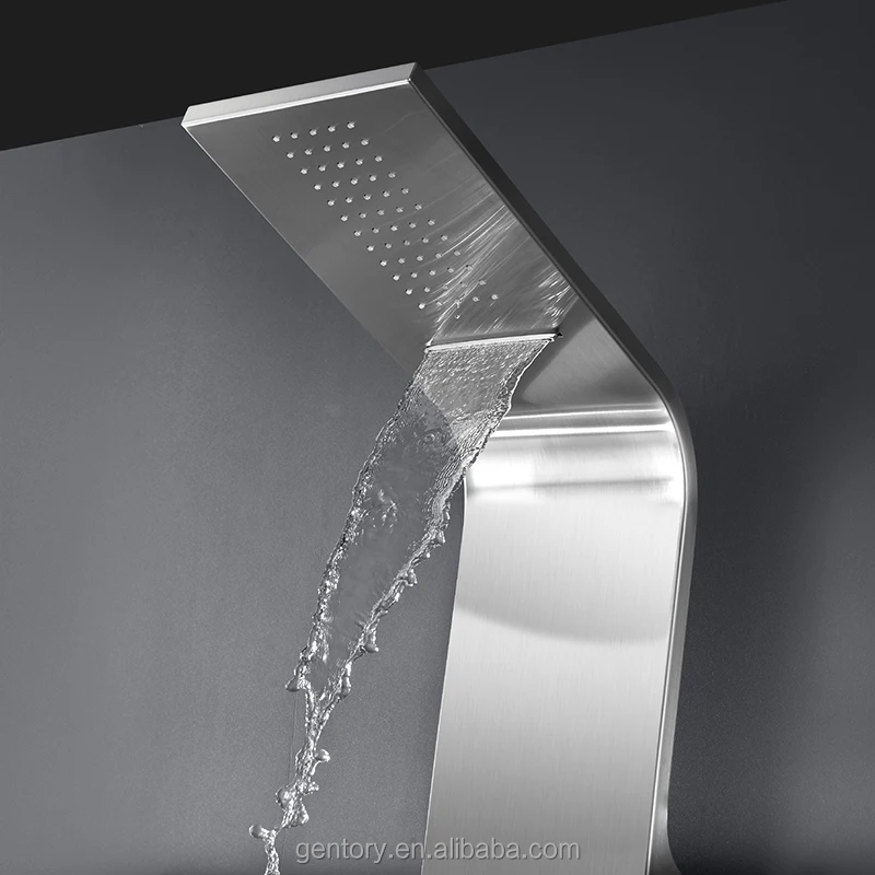 2020 Hot-selling taizhou gentory bathroom massage shower panel 304 stainless steel s281