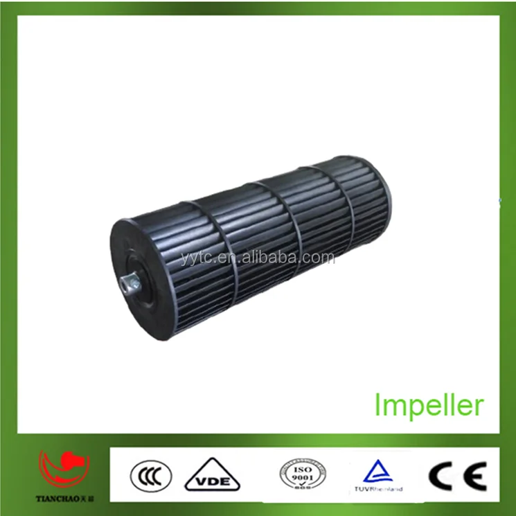 
D100mm plastic fan wheel, air curtain blower 