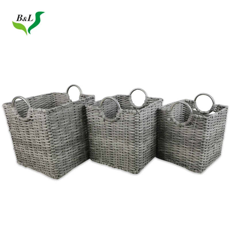 
Hot style picnic kitchen laundry room bedroom general storage basket laundry basket storage blue 