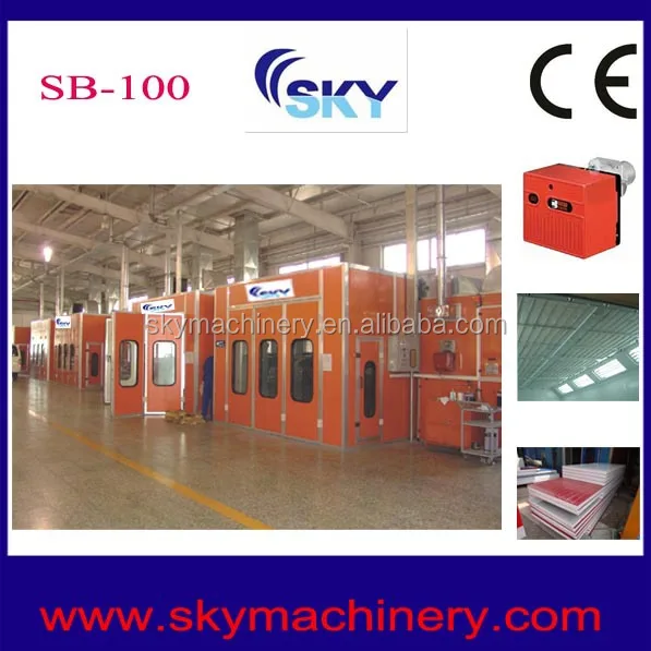 CE approved hot sale product powder coating oven racks ce spray booth