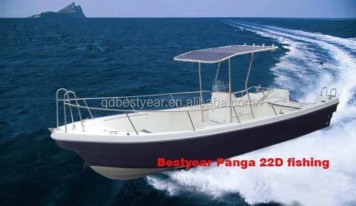 
2015 new model 26D fiberglass luxury Panga fishing boat for sale 