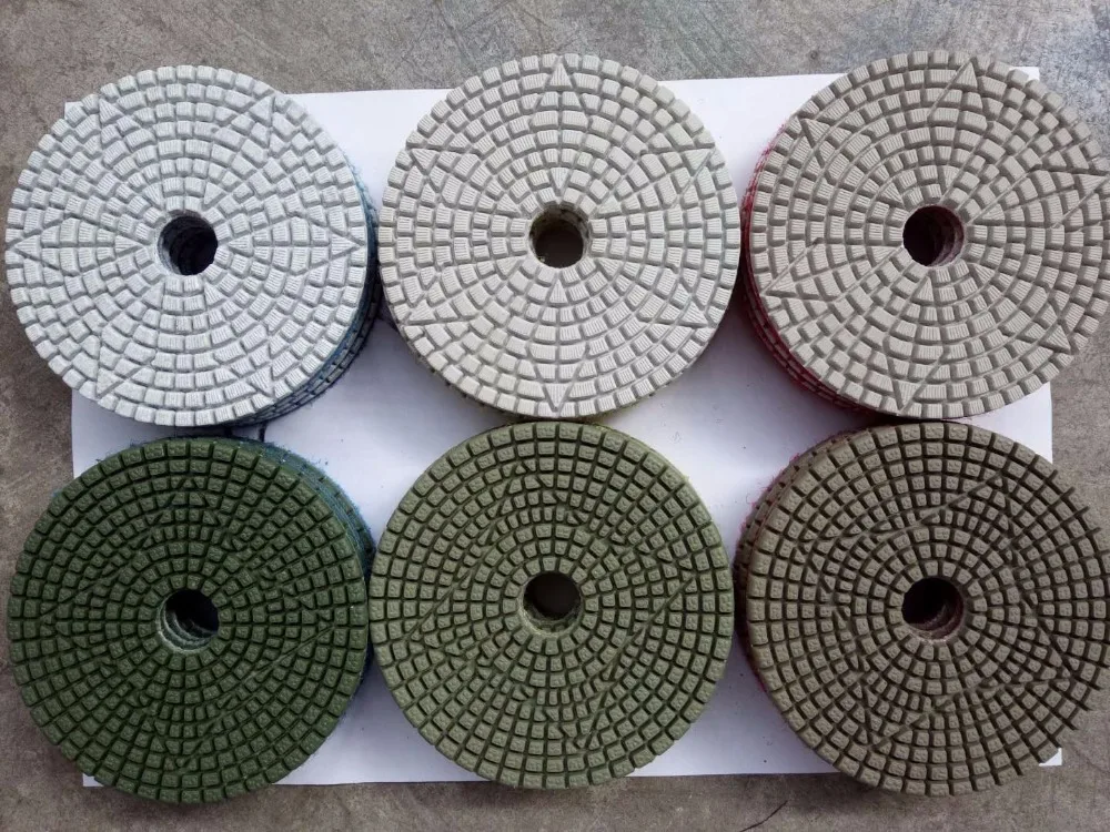 Premium Formula 3 Steps Wet Diamond Polishing Pads