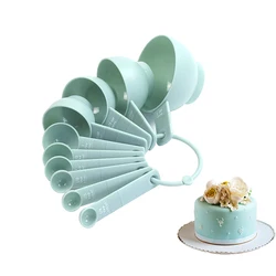 Wholesale Kitchen Powder Coffee Measuring Tools Set Plastic Measuring Spoon And Cup Set