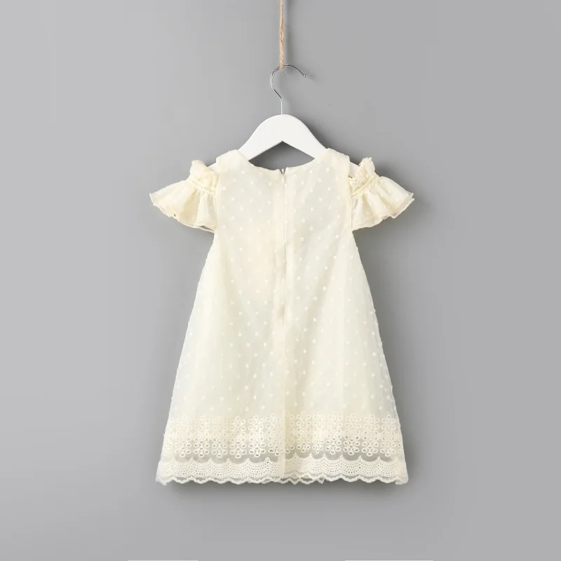 OEM service ONLY  baby Clothing short sleeve summer KIDS girls long dresses girls party clothes