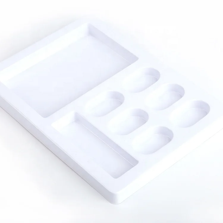 Factory Wholesale Costom High Quality PET PVC Eco Friendly Disposable Cosmetic Plastic Blister Insert Tray Packaging Container