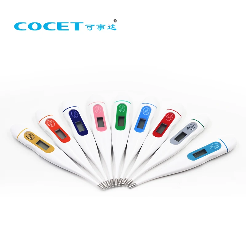 Kangfu Medical Flexible Tip Pen Waterproof Household Thermometer Lcd Medical Child Digital Thermometer