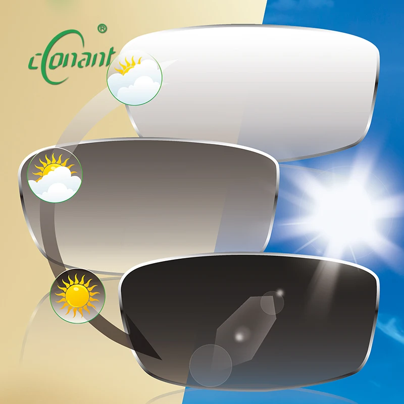 Conant 1.56 Photochromic finished flat Top bifocal lens