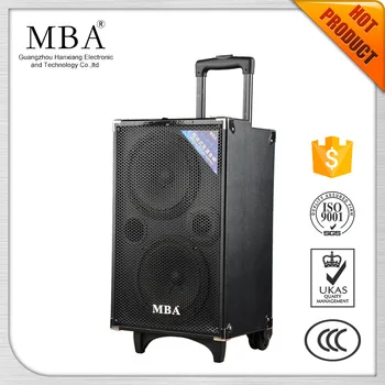 2016 очень горячий продавать Двойной 8 Дюймов Громко Портативный Беспроводной Акустической Системы S-28