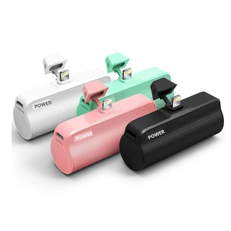 JCX/Pocket Mini Portable Rechargeable Power Bank For Type C Android apple Mini Powerbank