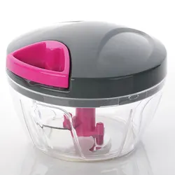 Smile mom Easy 3 Blade Hand Pull Food Chopper Vegetable Cutter Smart Veggie Slicer