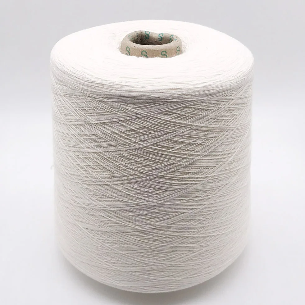 
2019 factory best price silk spun 8nm/1 50%spunsilk 50%merino wool blend yarn for weaving and knitting 