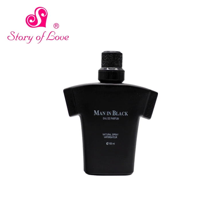 black is black men body shaped perfume