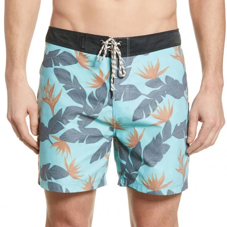 High Quality Sublimation 100%Polyester Good Beach Geometry Surfing Shorts