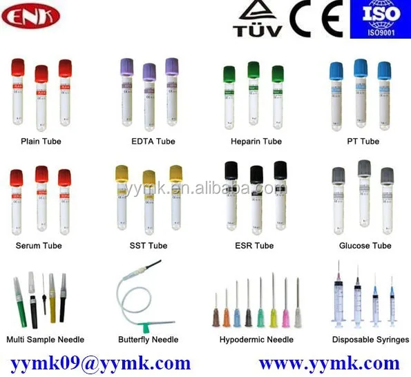 vacuum tube,plastic test tubes,flouride glucose tube