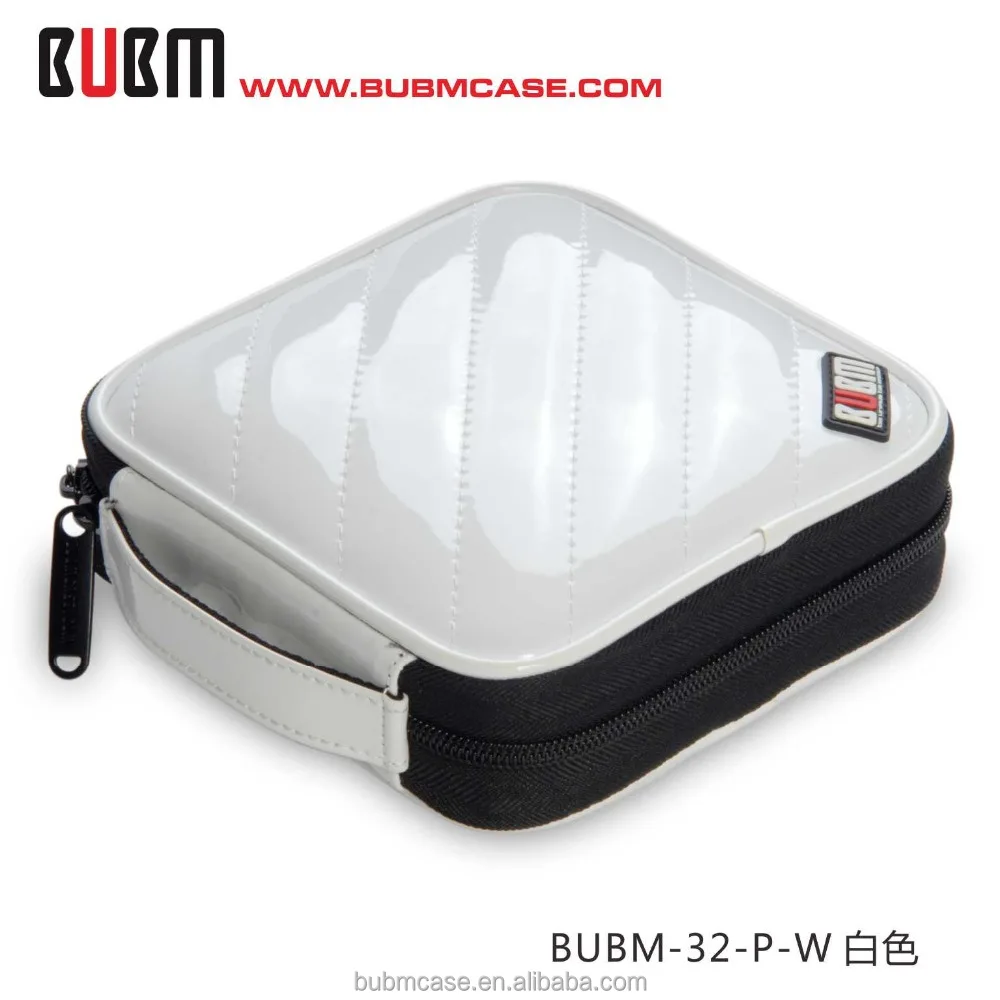 
 Мода белый 32 Емкость PU кожаный чехол для CD, DVD корпус автомобиля диск случае  