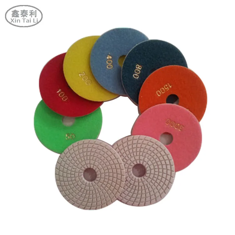 Wet Dry Concrete Floor Granite Marble Diamond Polishing Pads