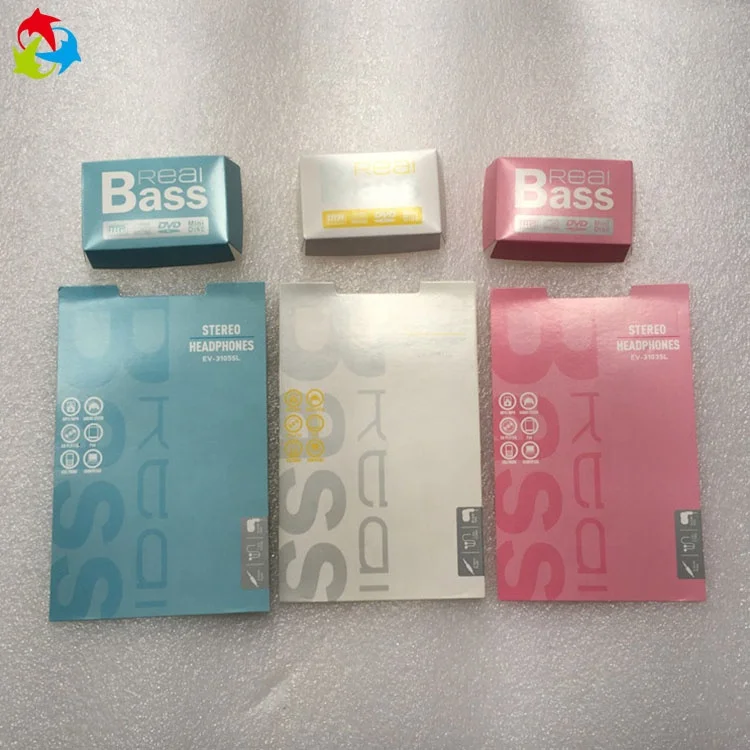 Factory price plastic package blister card packaging for earphone