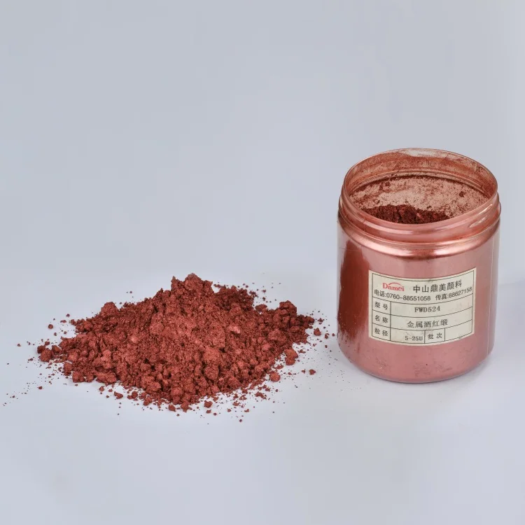 Metal Series Fluorescent Pearl Pigment Powder For Nail Arts