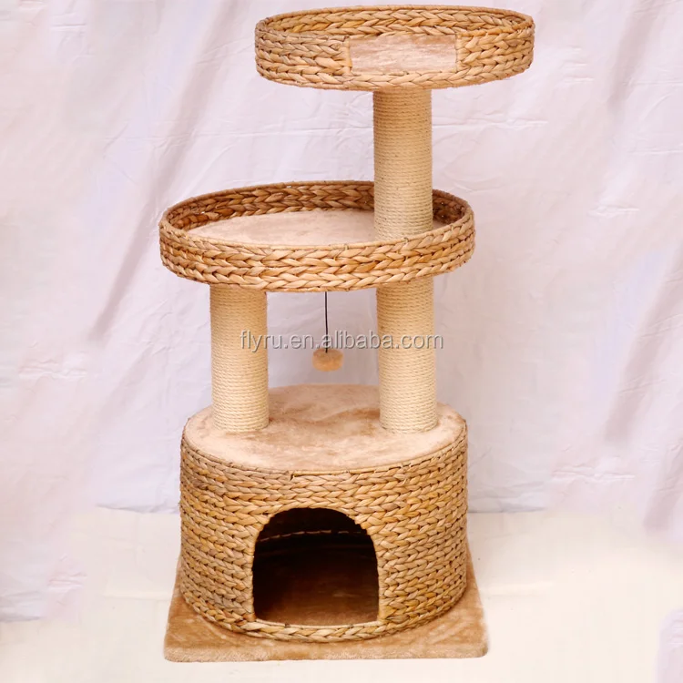 Wholesale high quality natural banana leaf cat tree / Furniture
