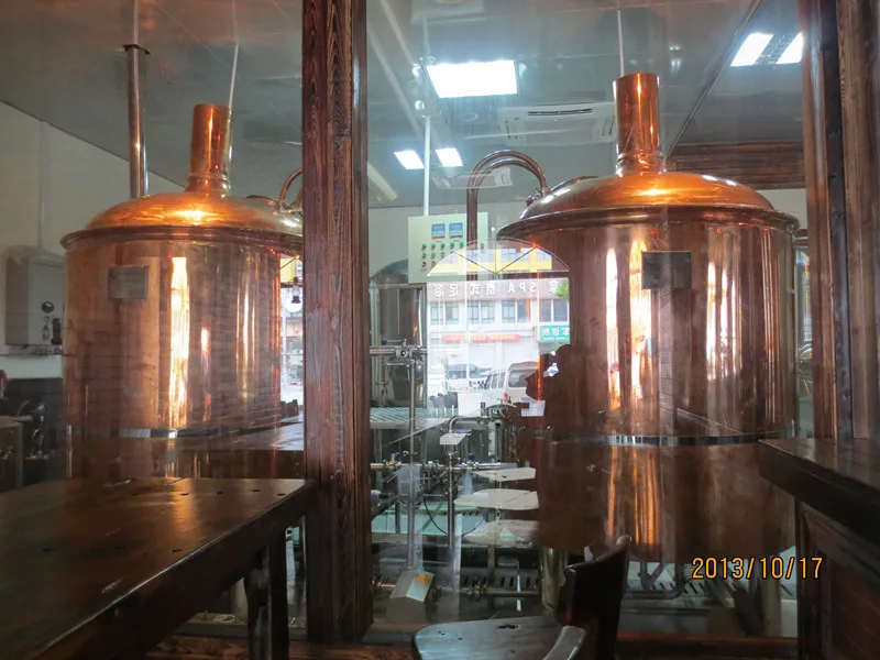 500l red copper kettle brew kit for sale, 500l brewery equipment