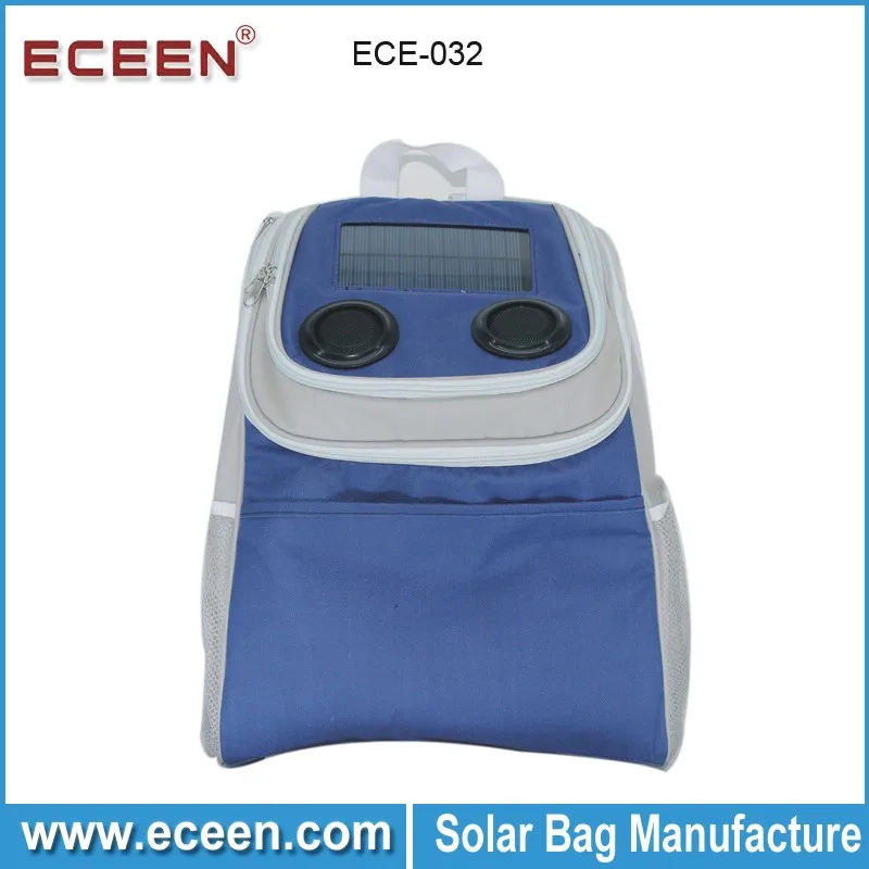 предлагаем солнечный холодный мешок, солнечный сь мешок с 2 шт динамики и 2200 мач аккумулятор