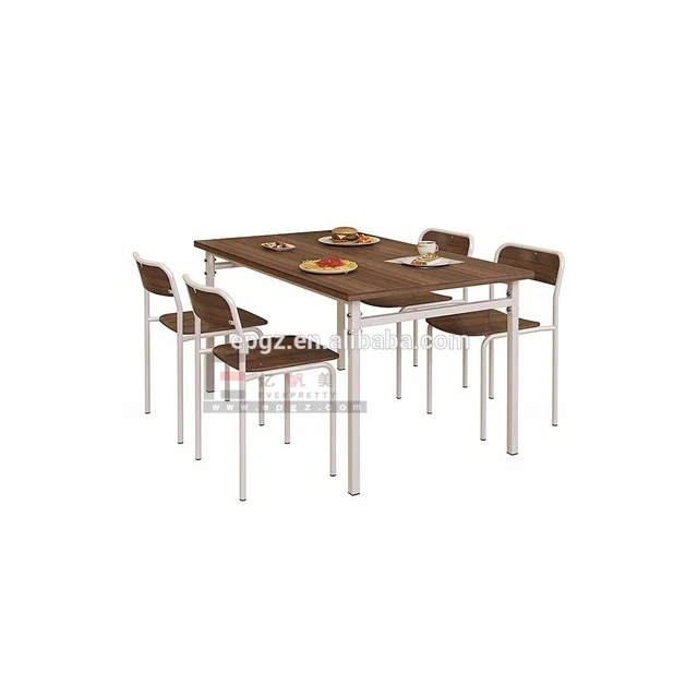 
Modern Restaurant Set School Dining Table and Chair fo0r Sale 