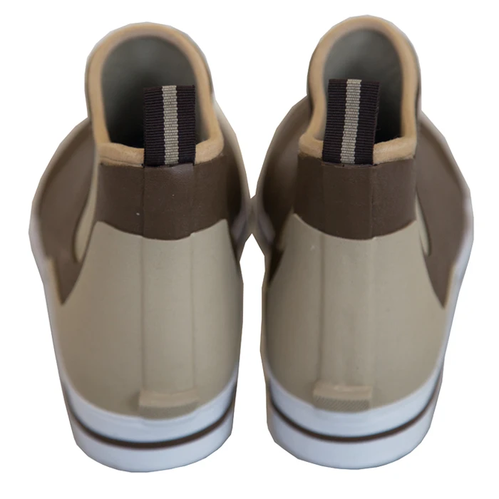 Unisex Waterproof 6' Ankle Rubber and Neoprene Marine Sailing Deck Boots