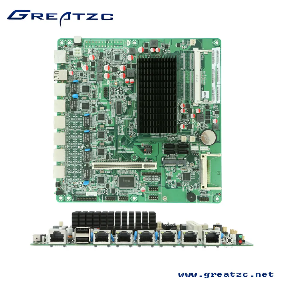 ZC-M256L 6 Лан материнской платы Intel Материнская плата с 6 Intel Lan порт 6 Лан Брандмауэр материнских плат