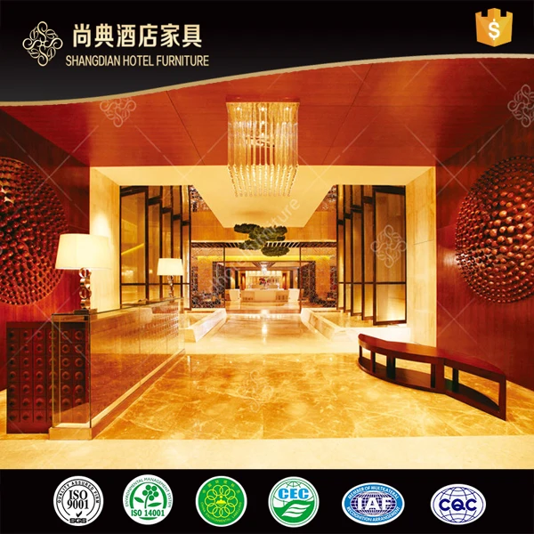 Hotel Fixing Furniture Decorative Interior Wooden Wall Panel Foshan